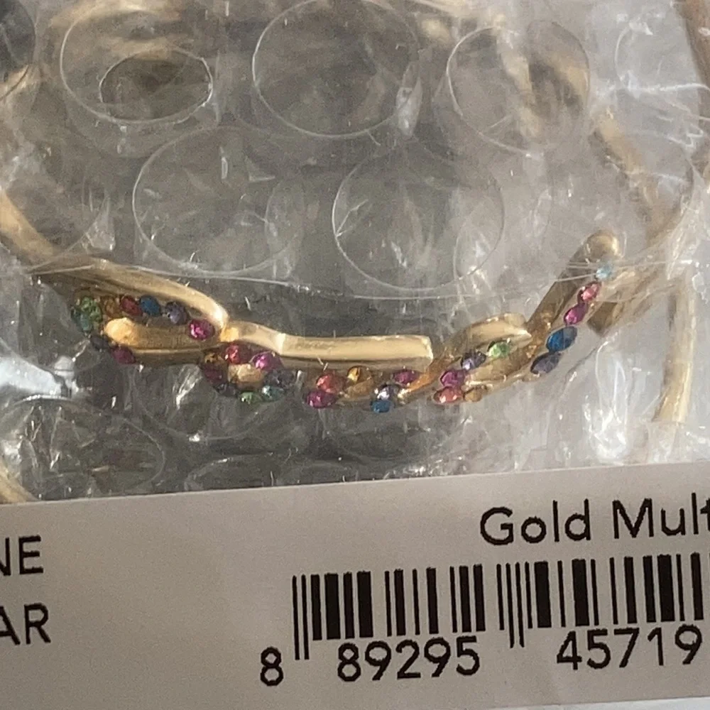 Coach Signature Script Hoop Earrings - Picture 4 of 5